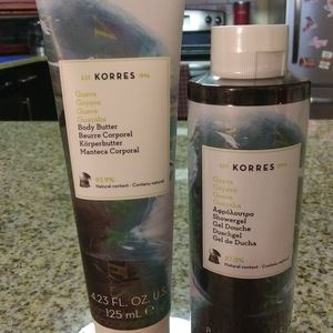 KORRES SHOWERGEL & BODY BUTTER
SHOWERGEL -
Guava